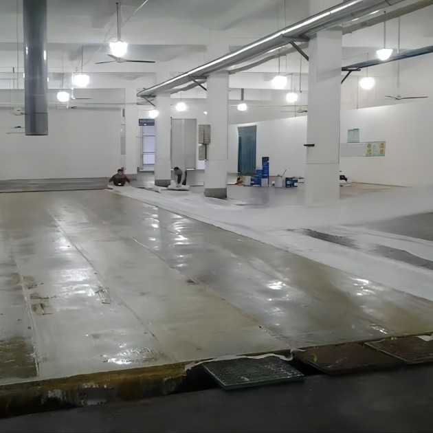 当阳防腐蚀地坪,环氧玻纤地坪，玻纤工业地坪，环氧玻纤布地坪,乙烯基玻纤布地坪产品图3